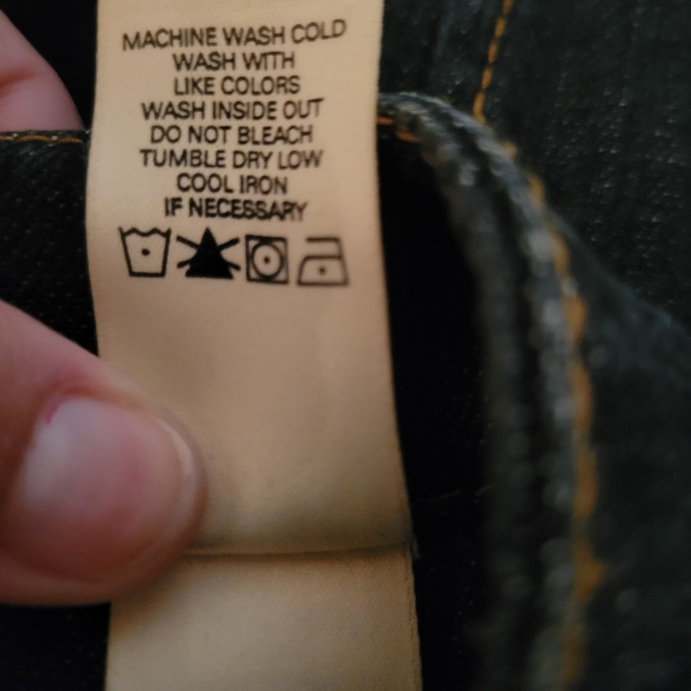 Liz Claiborne Jeans Denim Jacket – Petite 3X – Dark Blue – Button Front - Picture 12 of 14